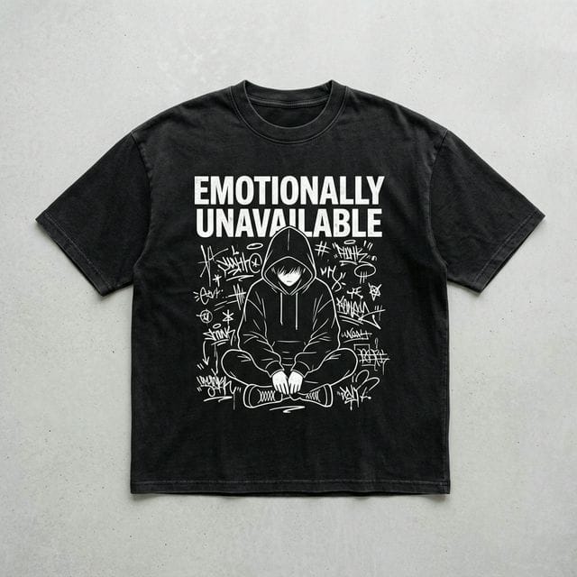 Emotionally Unavailable Oversized Tee
