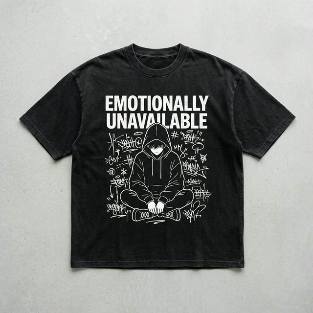 Emotionally Unavailable Oversized Tee | ZORODOOR Street Wear